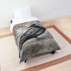 Grunge jackdaw Comforter