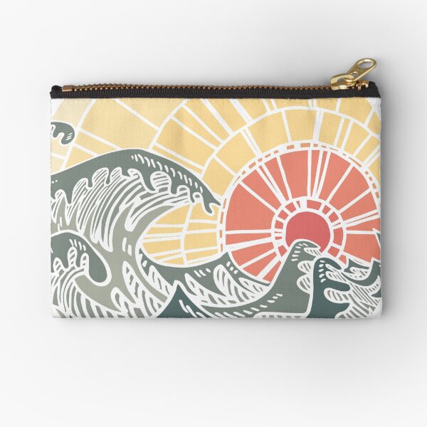 Pure sea vintage Zipper Pouch