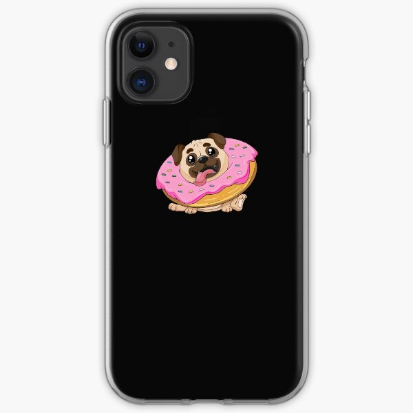 Donut Dog Phone Cases Redbubble - pug with donut roblox