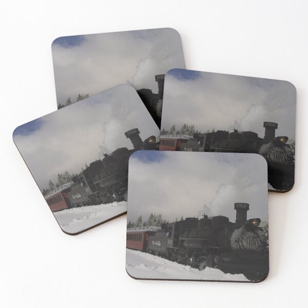 Item preview, Locomotive 487 in the snow designed and sold by Spattergull.