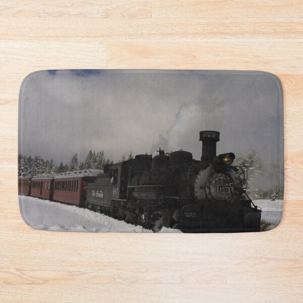 Item preview, Locomotive 487 in the snow designed and sold by Spattergull.