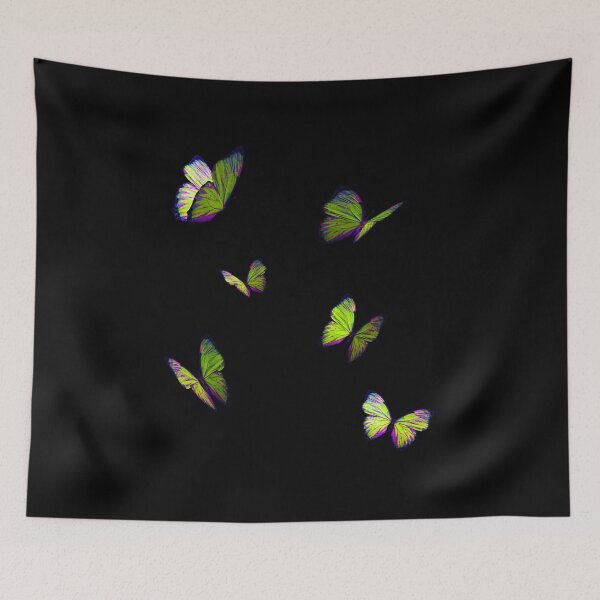 Item preview, butterflies green violet designed and sold by CharlieCreator.