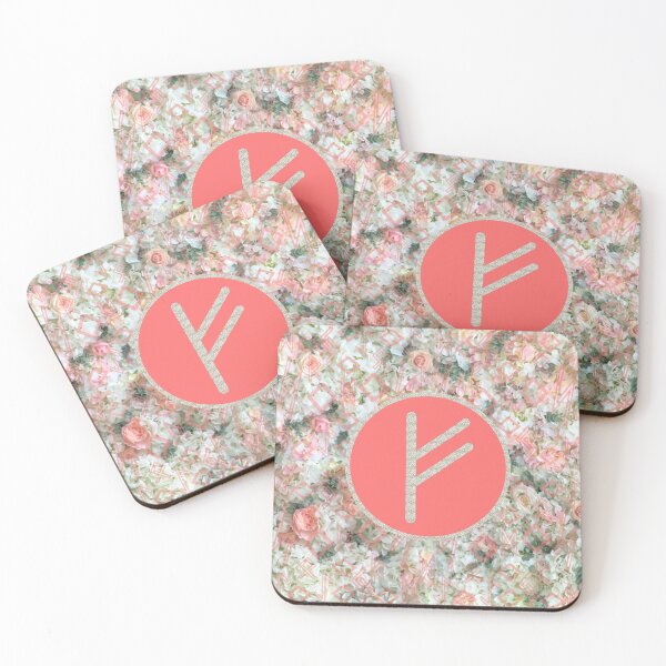 Item preview, Rune Fehu rose petals designed and sold by ivanoel.