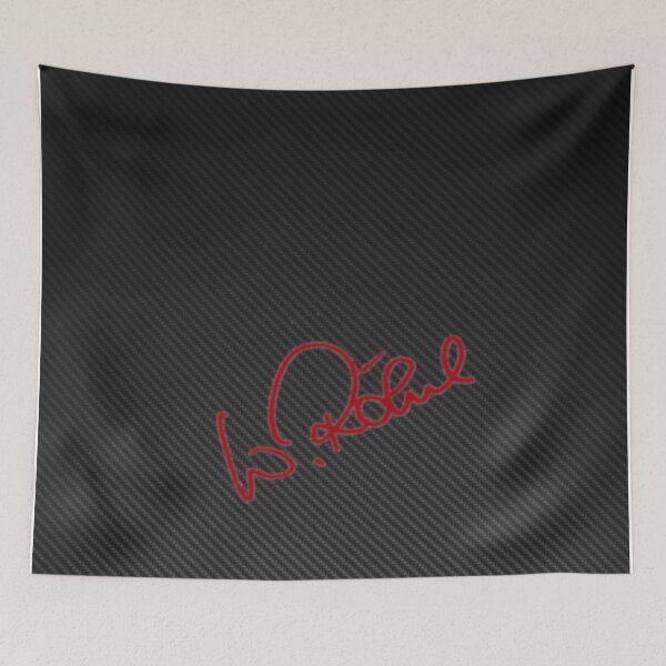 Item preview, Walter Röhrl Carbon Fibre Signature Poster – Rally Legend Art designed and sold by Road To Track.