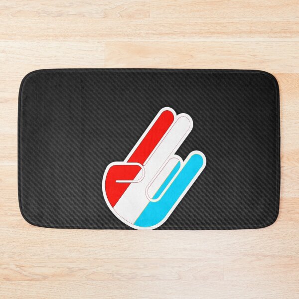 Item preview, Luxembourg Shaka Hand Carbon Fiber Poster – JDM Hang Loose Art designed and sold by Road To Track.