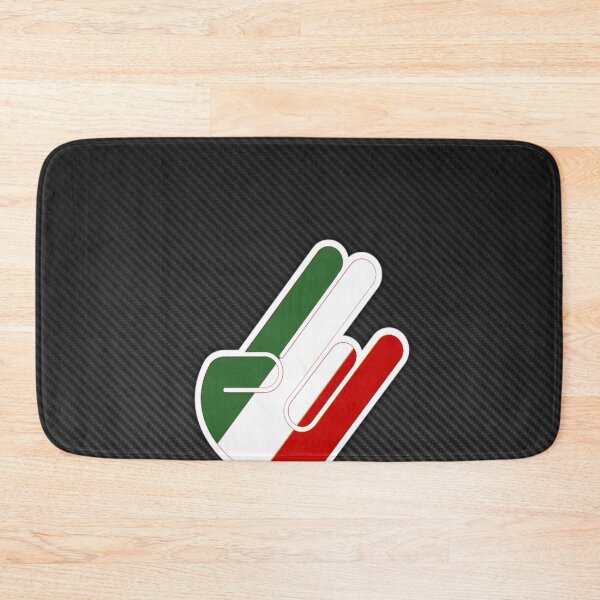 Item preview, Italy Shaka Hand Carbon Fiber Poster – Italian JDM Hang Loose Art designed and sold by Road To Track.