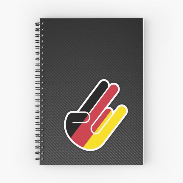 Item preview, Germany Shaka Hand Carbon Fiber Poster – German JDM Hang Loose Art designed and sold by Road To Track.