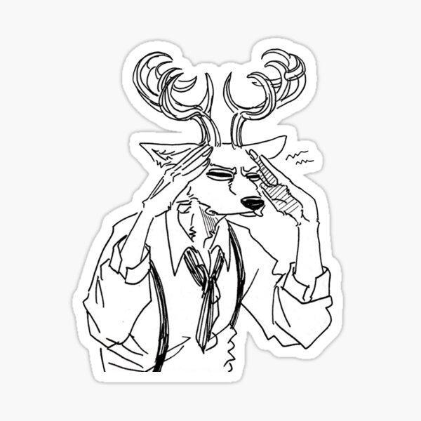 Beastars louis Sticker