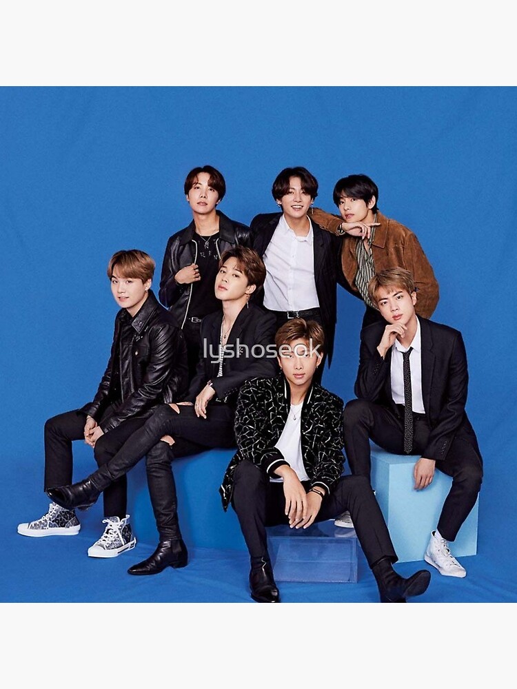 Bts Photoshoot Ot7 Tote Bag By Lyshoseok Redbubble