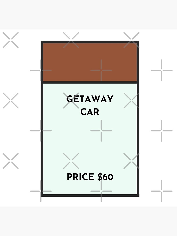 Getaway Car Taylor Swift Monopoly Board Pieces Reputation Track Design  tay-opoly swiftopoly Art Board Print for Sale by bombalurina