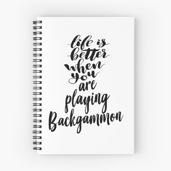Item preview, La vida es mejor cuando juegas al backgammon designed and sold by ProjectX23.