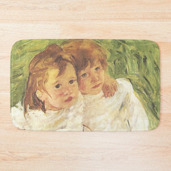 Item preview, Study of 2 Small children vintage painting - mary cassatt  designed and sold by Vintage Designs +.