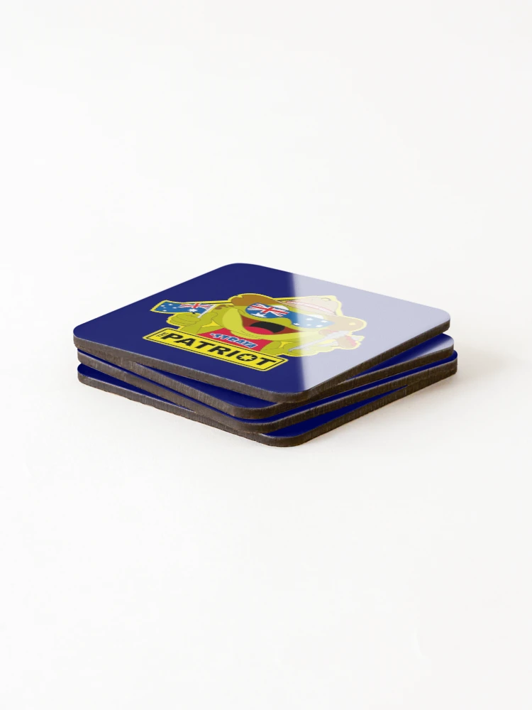Thumbnail 4 of 5, Coasters (Set of 4), Toad Rage! THE PATRIOT designed and sold by Dion  Summergreene.