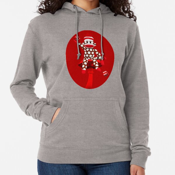 POKA DOT-SOCK MONKEY TROWING DICE-PILLOWS-JOURNAL-TOTE BAG-MUG-BOOKS-TEE SHIRT-ECT.. Lightweight Hoodie