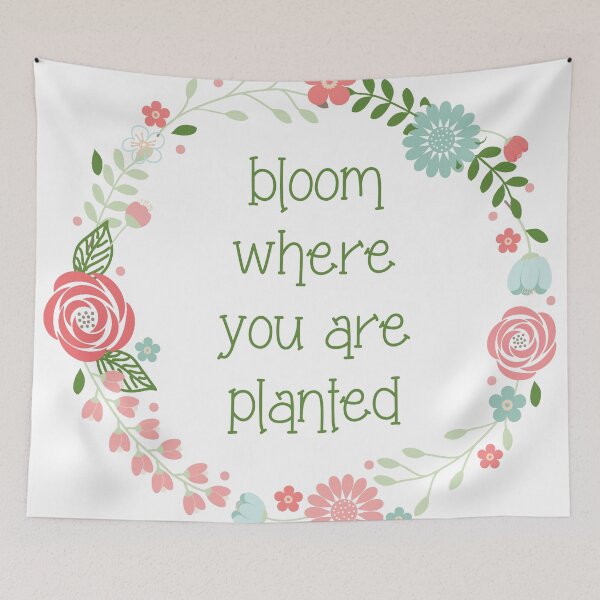 Item preview, Bloom Where you are Planted designed and sold by ToffDesigns.