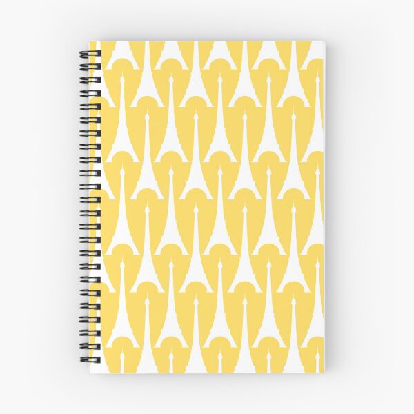 Item preview, Eiffel Tower White Silhouette On Mustard Yellow designed and sold by rewstudio.
