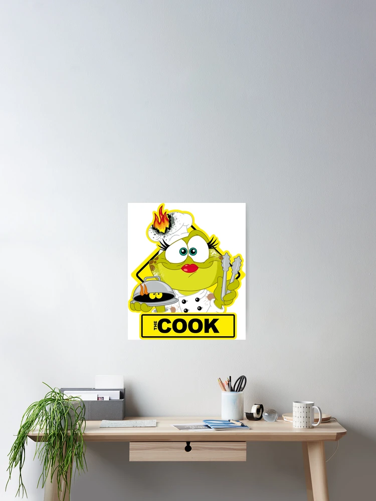 Thumbnail 2 of 3, Poster, Toad Rage! THE COOK Female designed and sold by Dion Summergreene.