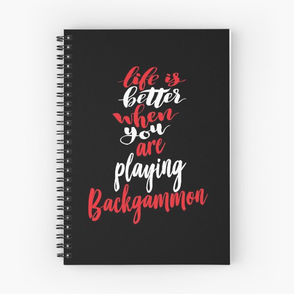 Item preview, La vida es mejor cuando juegas al backgammon designed and sold by ProjectX23.