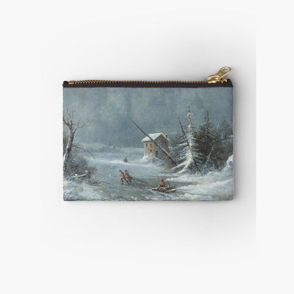 Item preview, Beautiful Winter snow scene - Sledges designed and sold by Vintage Designs +.