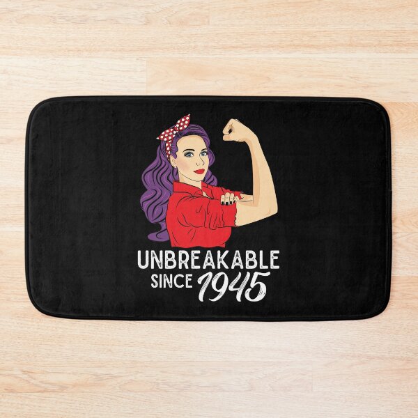 Item preview, 76th Birthday Gift 76 Years Old Born in 1945 Unbreakable designed and sold by ZNOVANNA.