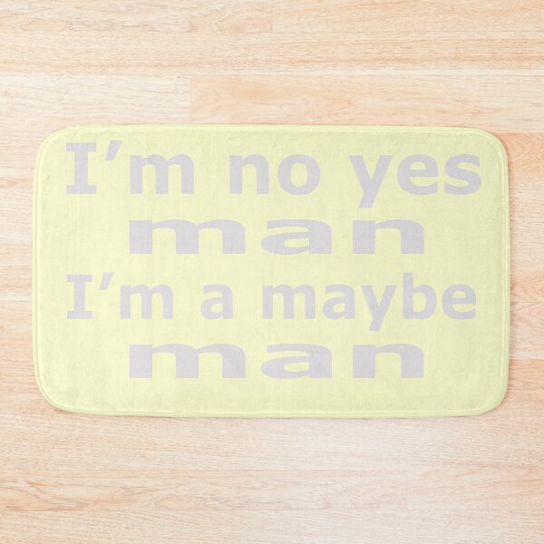 Item preview, Im no yes man in grey designed and sold by MeyrellesMartin.