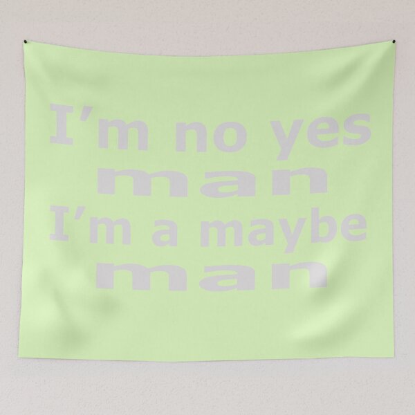 Item preview, Im no yes man in grey designed and sold by MeyrellesMartin.