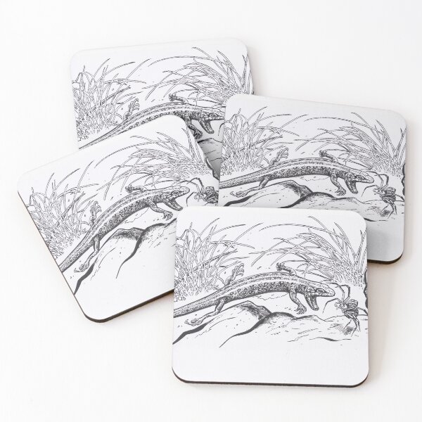 Item preview, White's skink having dinner designed and sold by SnakeArtist.