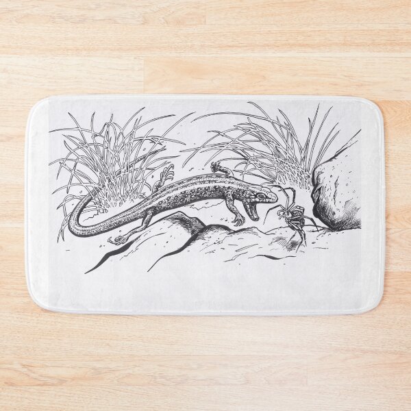 Item preview, White's skink having dinner designed and sold by SnakeArtist.