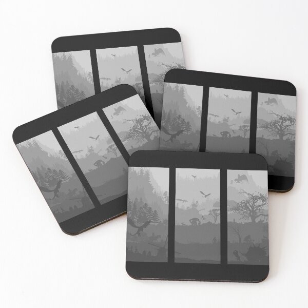 Item preview, WITCHERSCAPE (3 thick panels alternative) designed and sold by Arbitrarily Awesome.