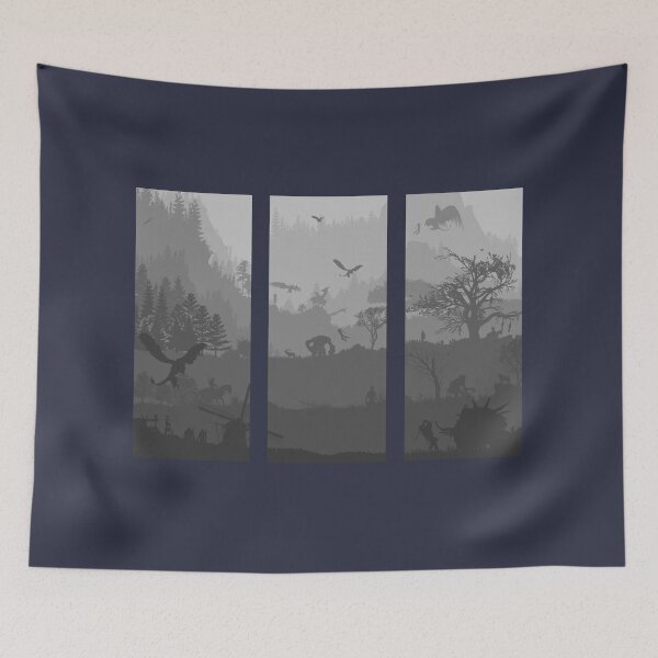 Item preview, WITCHERSCAPE (3 thick panels alternative) designed and sold by Arbitrarily Awesome.