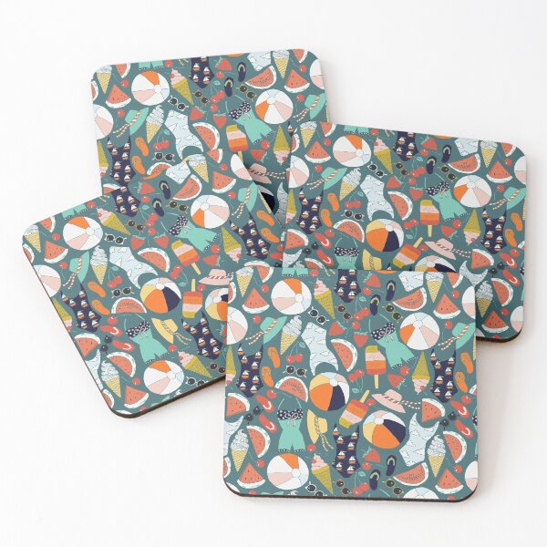 Item preview, Summer, Come Back (On Teal) designed and sold by Tangerine-Tane.