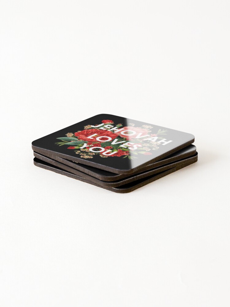 Alternate view of JEHOVAH LOVES YOU Coasters (Set of 4)