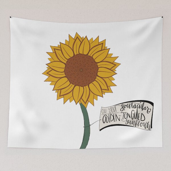 Item preview, Golden Tongued Sunflower designed and sold by Scridoodles.