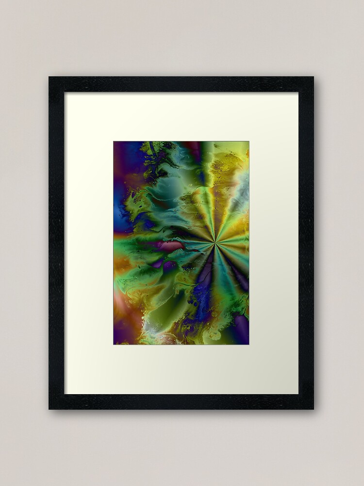 Alternate view of Pulsar: outer space art Framed Art Print