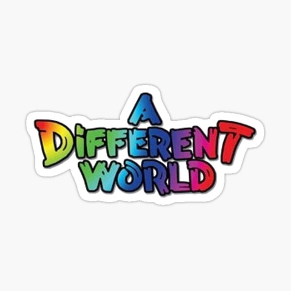 A Different World Logo Sticker