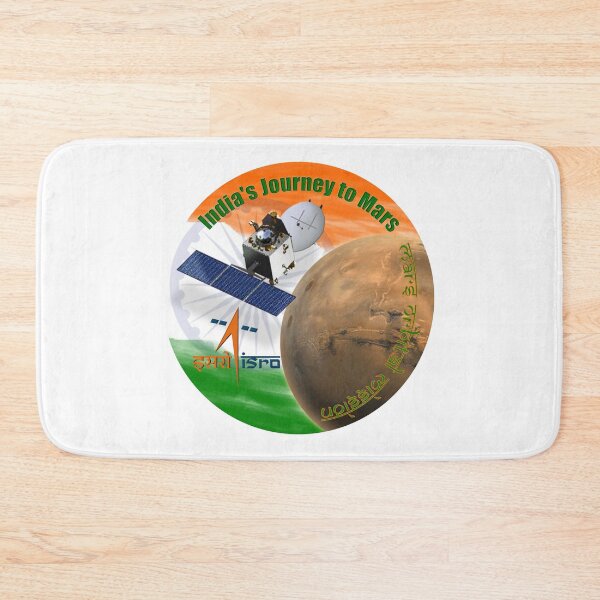 Item preview, ISRO - Mars Orbital Mission Program Logo designed and sold by Nikki SpaceStuffPlus.