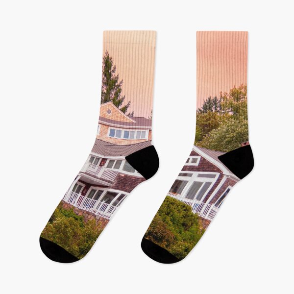 Item preview, Sunset on Beach Cottage, Ferry Beach, Maine designed and sold by Yannik Hay.