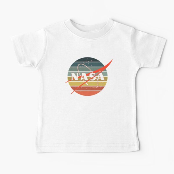 Vintage Retro NASA Logo Design USA Logo de la NASA Camiseta para bebés