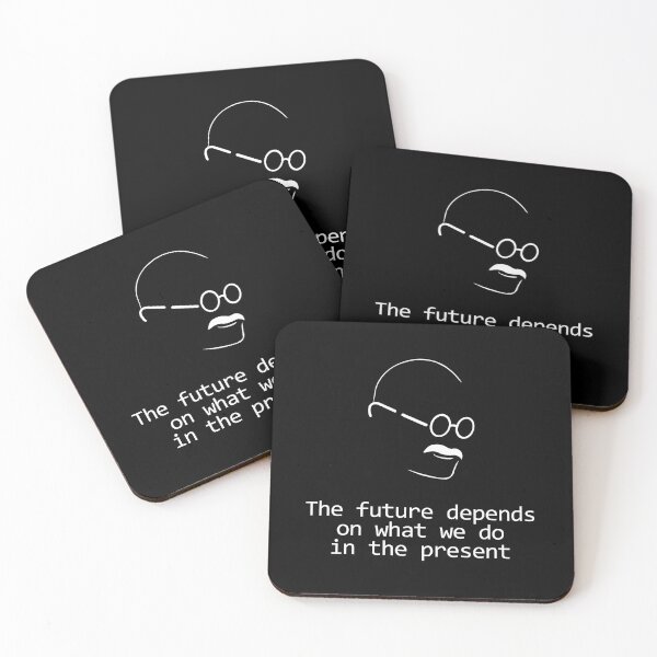 Item preview, Gandhi Quote Design The Future Present  designed and sold by GetItGiftIt.
