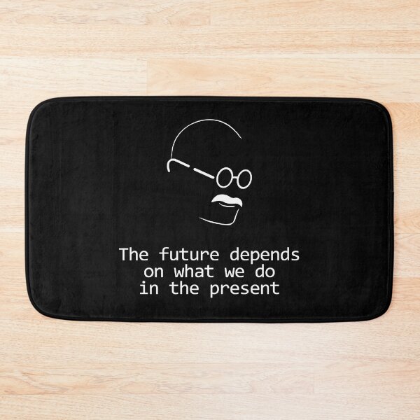 Item preview, Gandhi Quote Design The Future Present  designed and sold by GetItGiftIt.