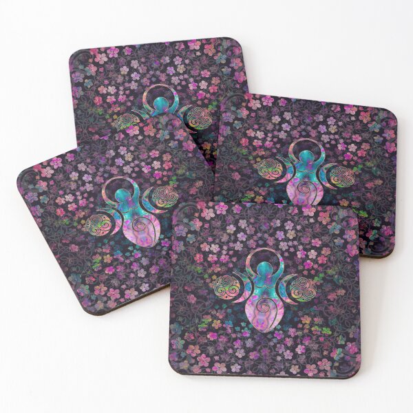 Item preview, Goddess Triple moon with triskele designed and sold by k9printart.
