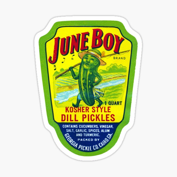 Item preview, 1940's June Boy Dill Pickles designed and sold by historicimage.