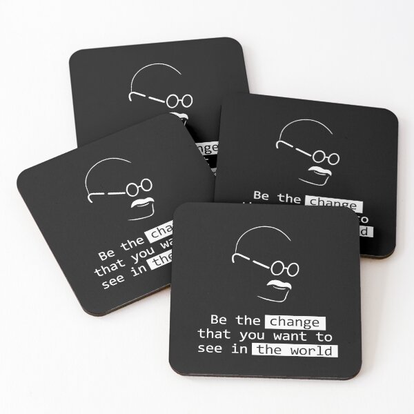 Item preview, Gandhi Quote Design Change The World  designed and sold by GetItGiftIt.