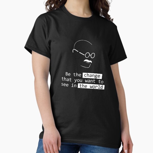 Item preview, Gandhi Quote Design Change The World  designed and sold by GetItGiftIt.