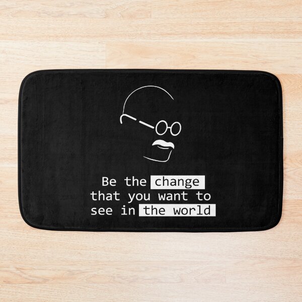 Item preview, Gandhi Quote Design Change The World  designed and sold by GetItGiftIt.