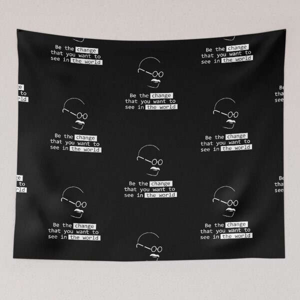 Item preview, Gandhi Quote Design Change The World  designed and sold by GetItGiftIt.