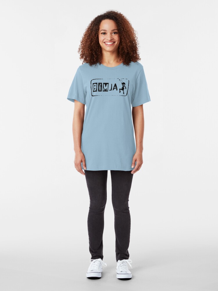 Alternate view of BIMja - The Architectural Ninja Slim Fit T-Shirt