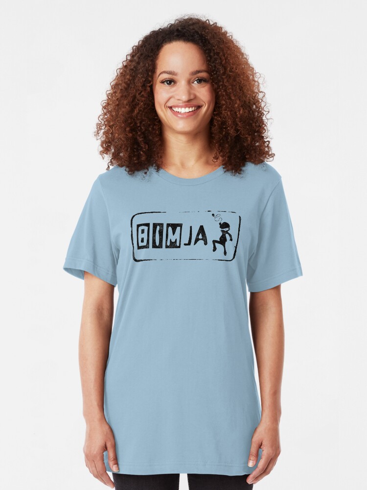 Alternate view of BIMja - The Architectural Ninja Slim Fit T-Shirt