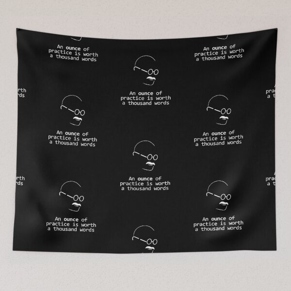 Item preview, Gandhi Quote Design Ounce of Practice designed and sold by GetItGiftIt.