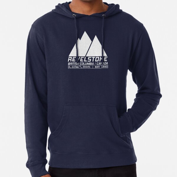 Ski Revelstoke British Columbia Canada Skiing and Snowboarding Lightweight Hoodie